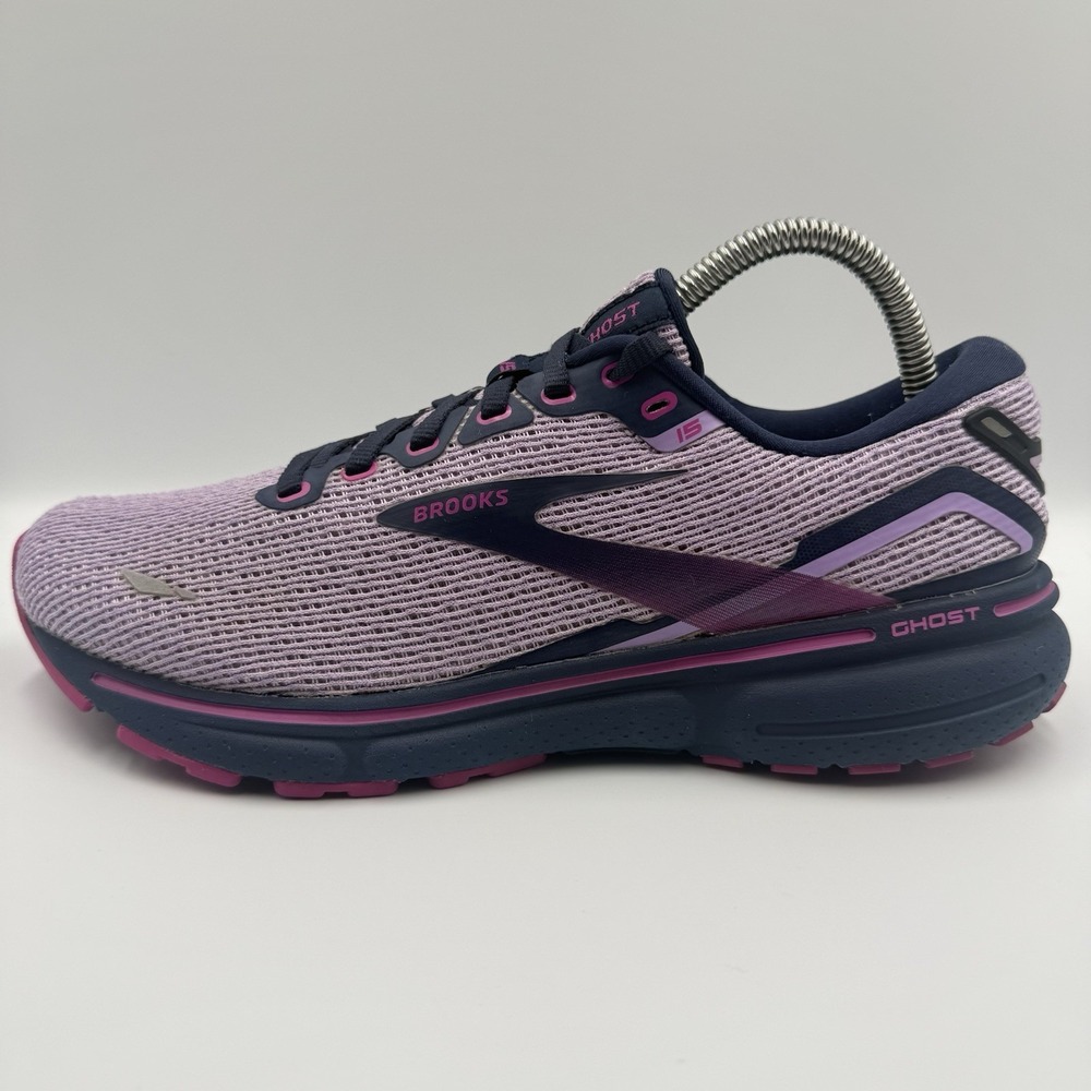 Brooks Ghost 15 Running Shoes Women's Size 9 B Purple Sneakers 1203801B592 - Picture 3 of 9
